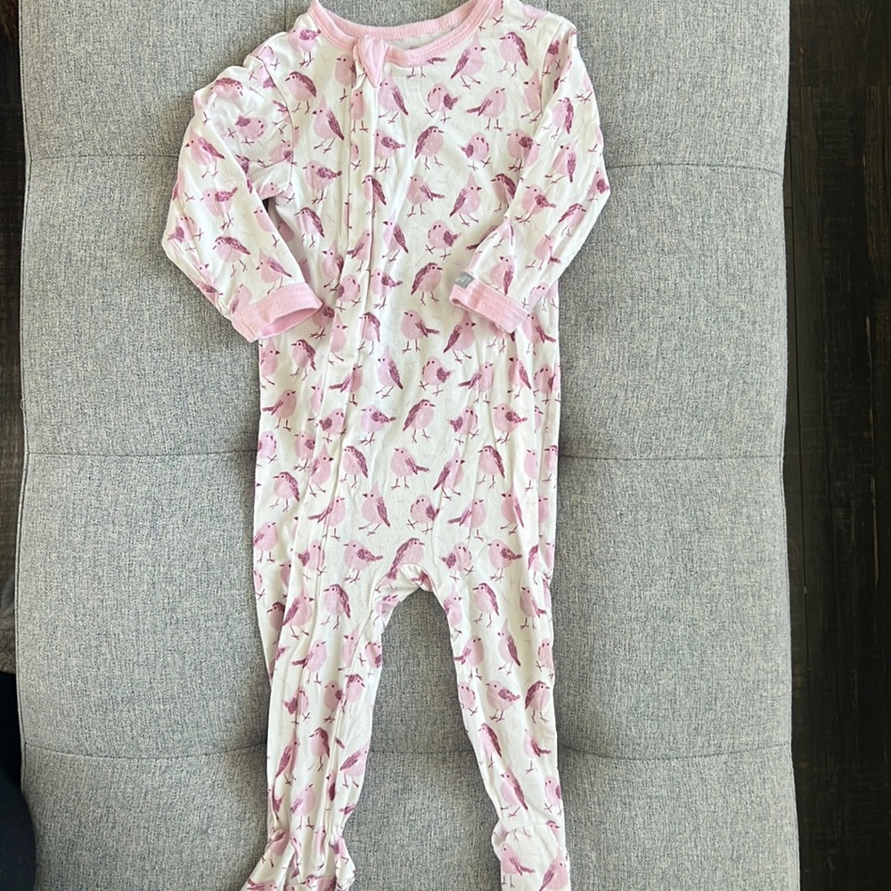 Coccoli Bird Zipper Onesie
